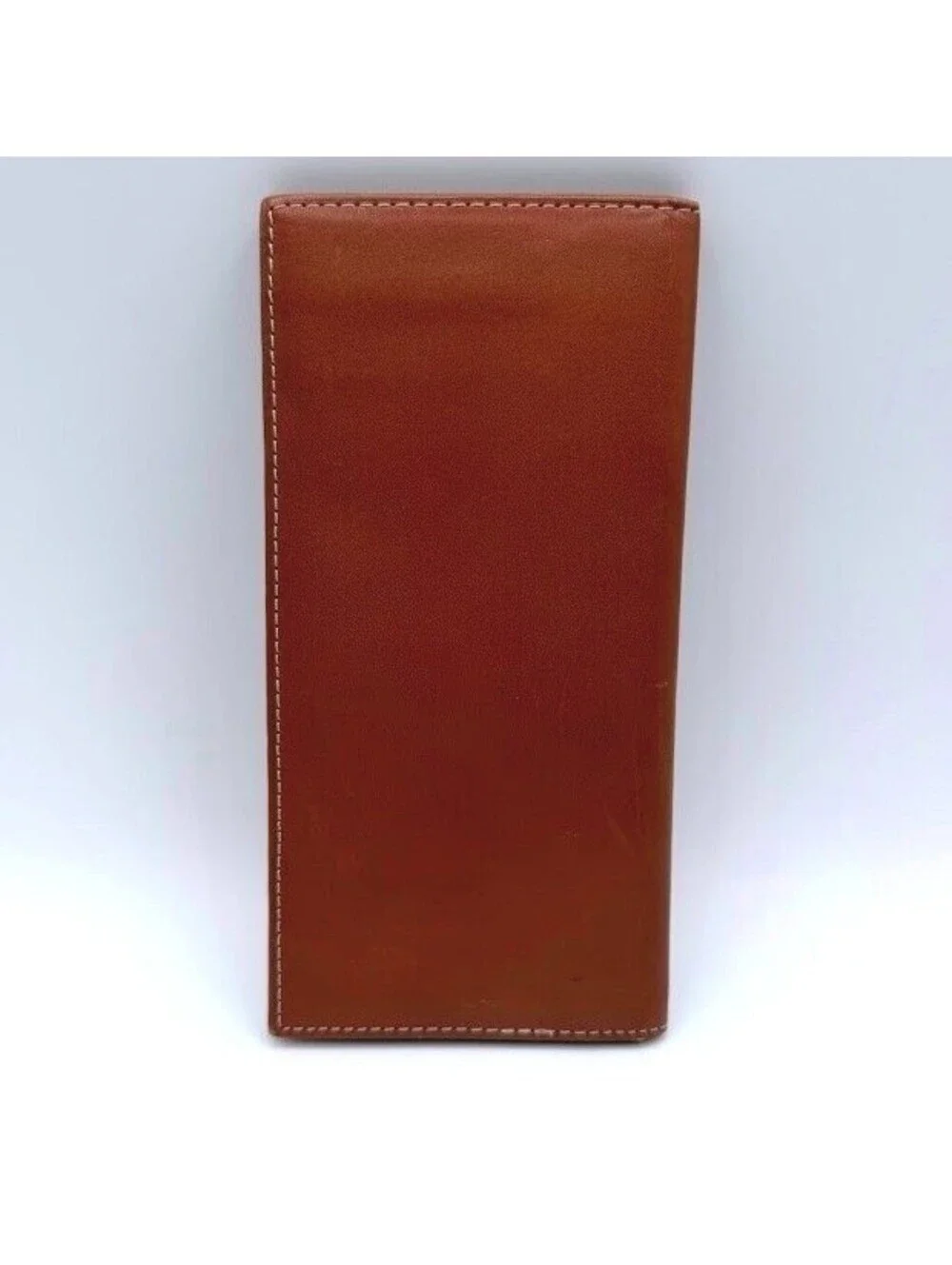 Polo Ralph Lauren Brown Leather Long Bifold Pocket Wallet
